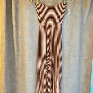 American Eagle striped jumpsuit BRAND NEW